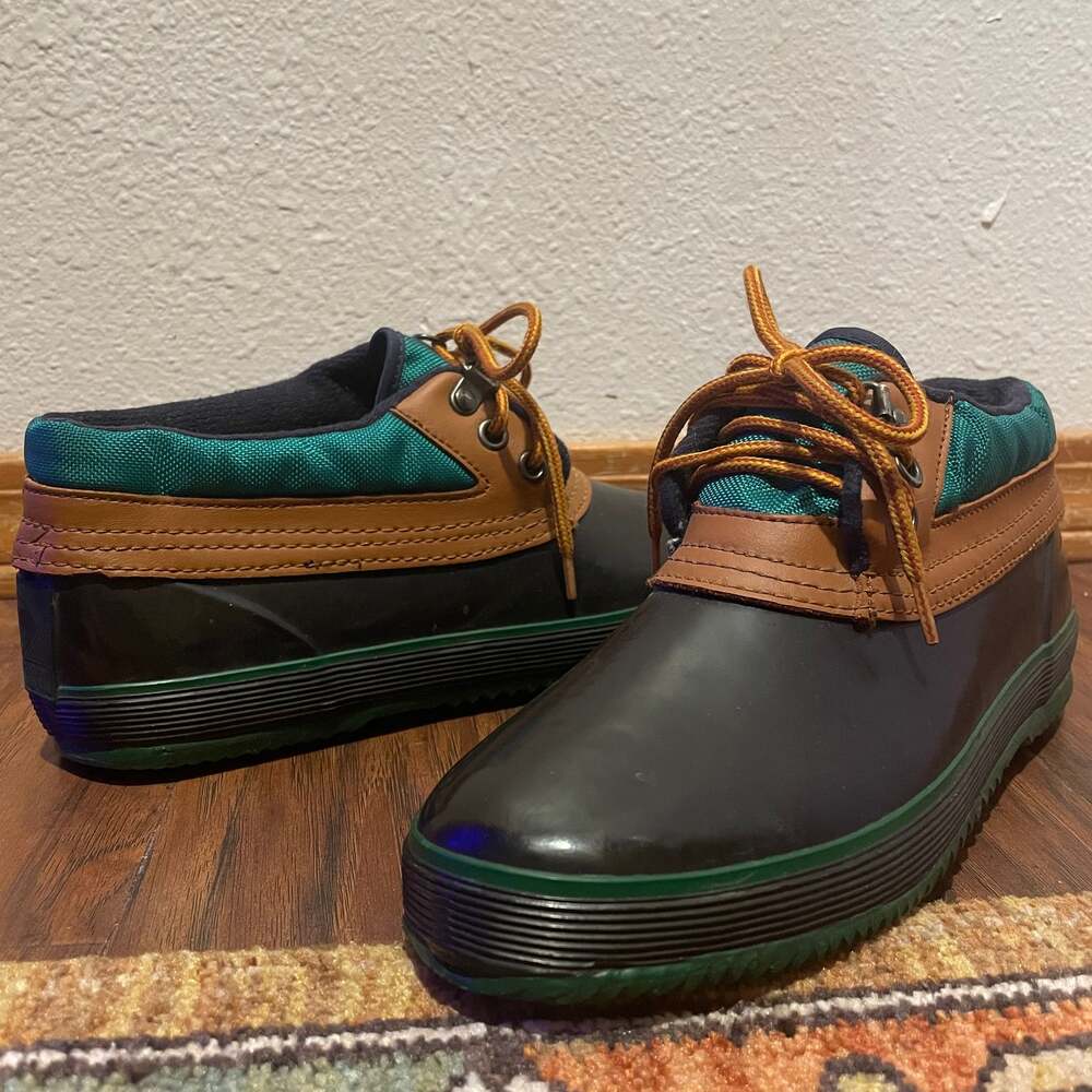 Vintage Outdoor Exchange Mens 8 Retro Ankle Duck Boot Rubber Nylon